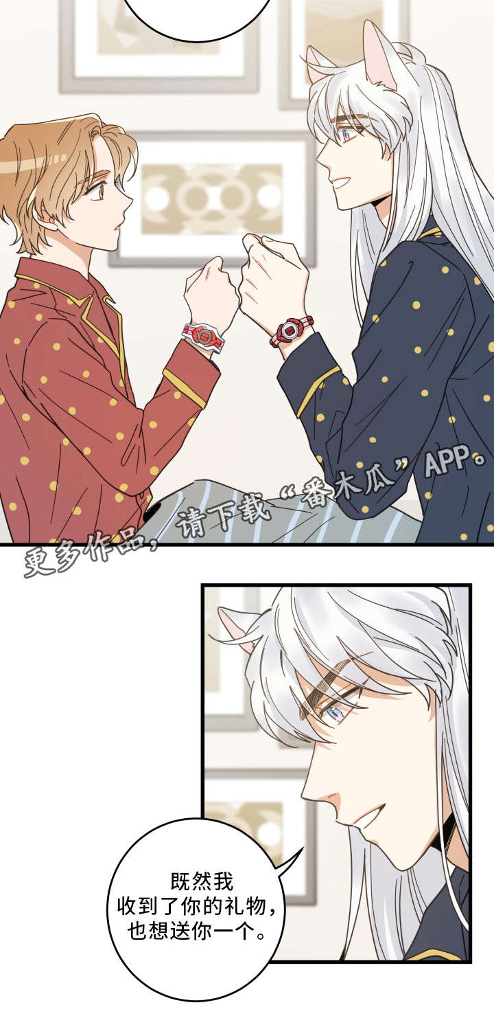 亲爱的喵君漫画,第30章：最好的礼物1图