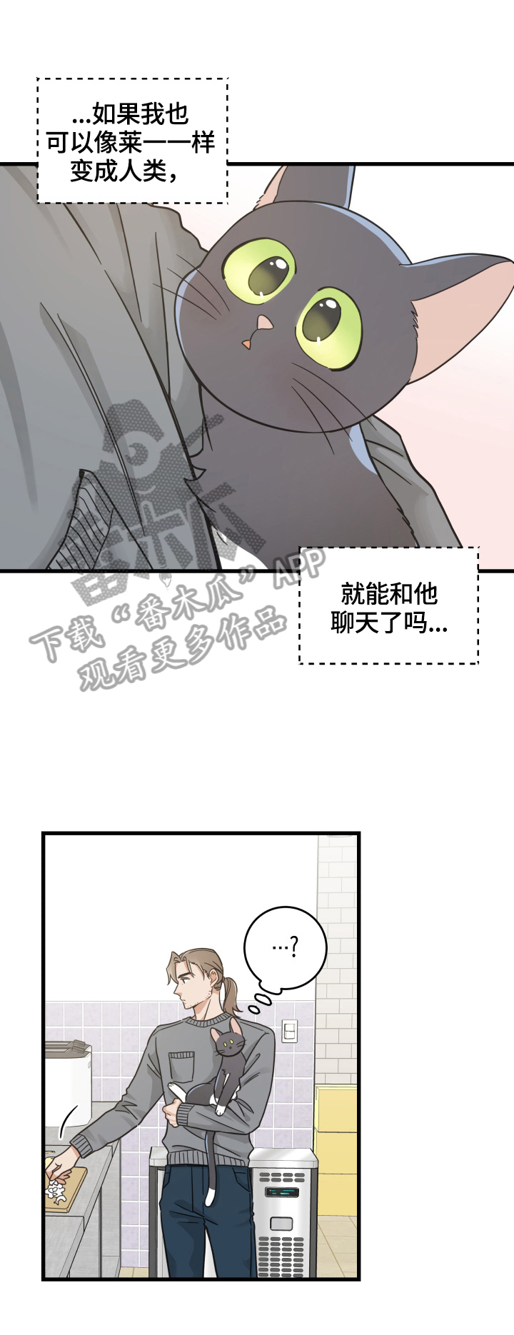亲爱的喵君漫画,第70章：安慰1图
