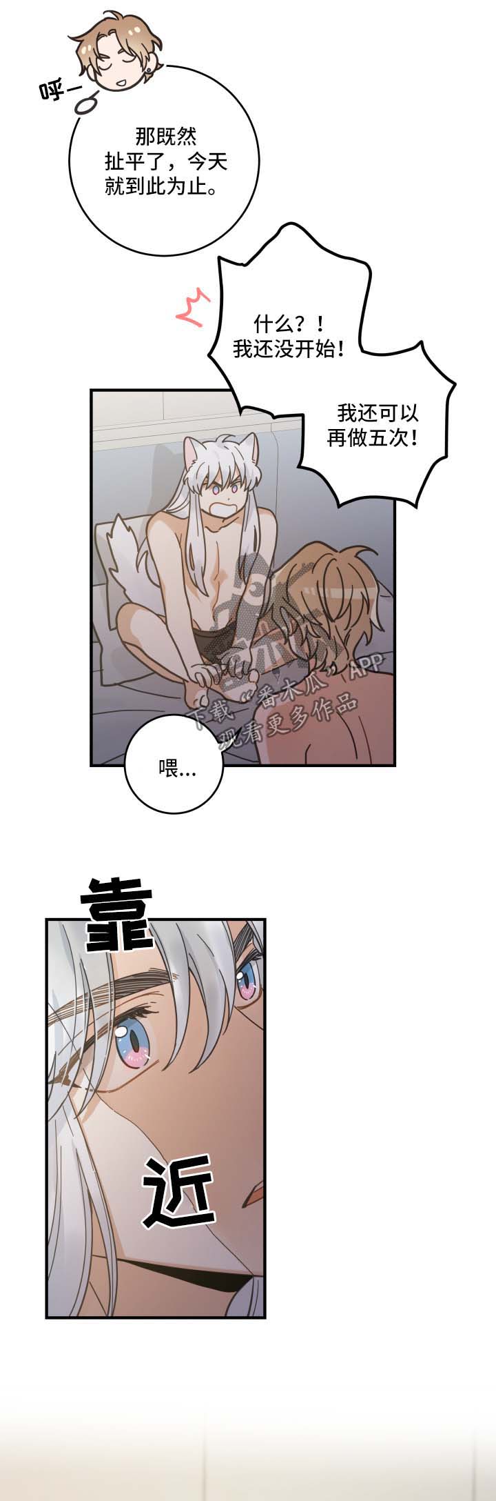 亲爱的喵君漫画,第50章：肌肤相亲5图