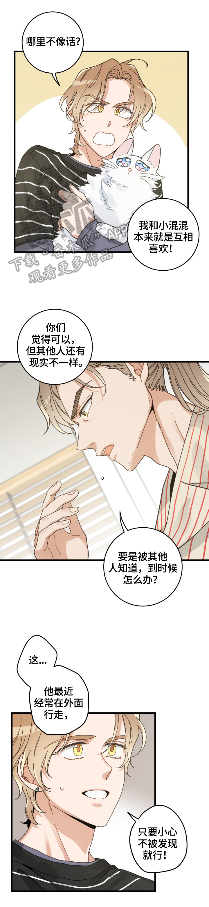 亲爱的喵君漫画,第59章：不同意4图
