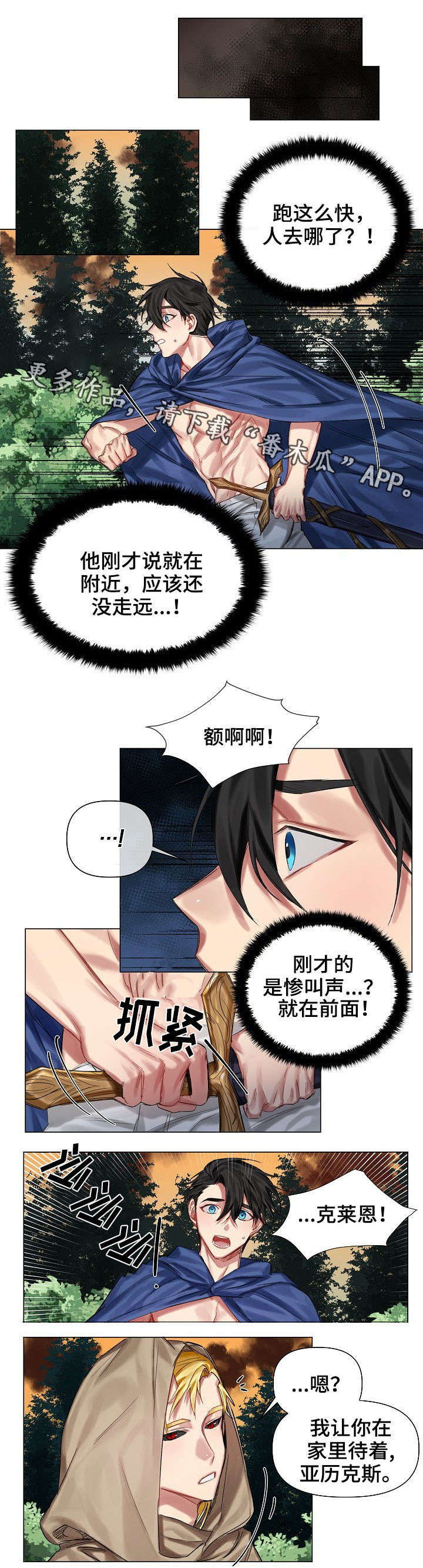 皇家骑士漫画,第12章：入侵者5图