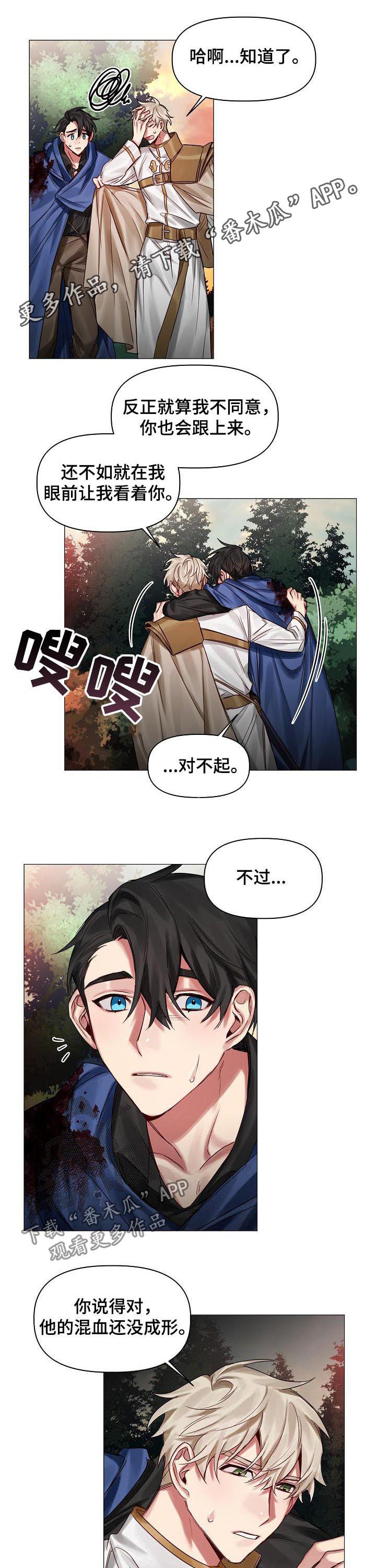 皇家骑士漫画,第44章：别靠近我1图