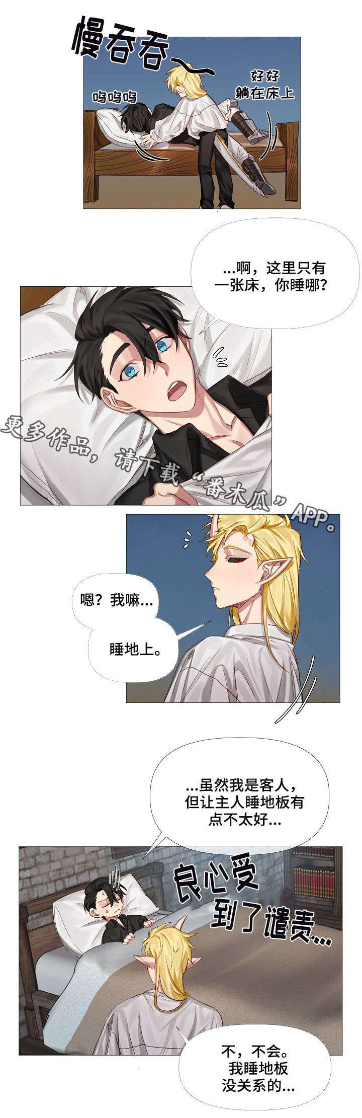 皇家骑士漫画,第6章：床4图