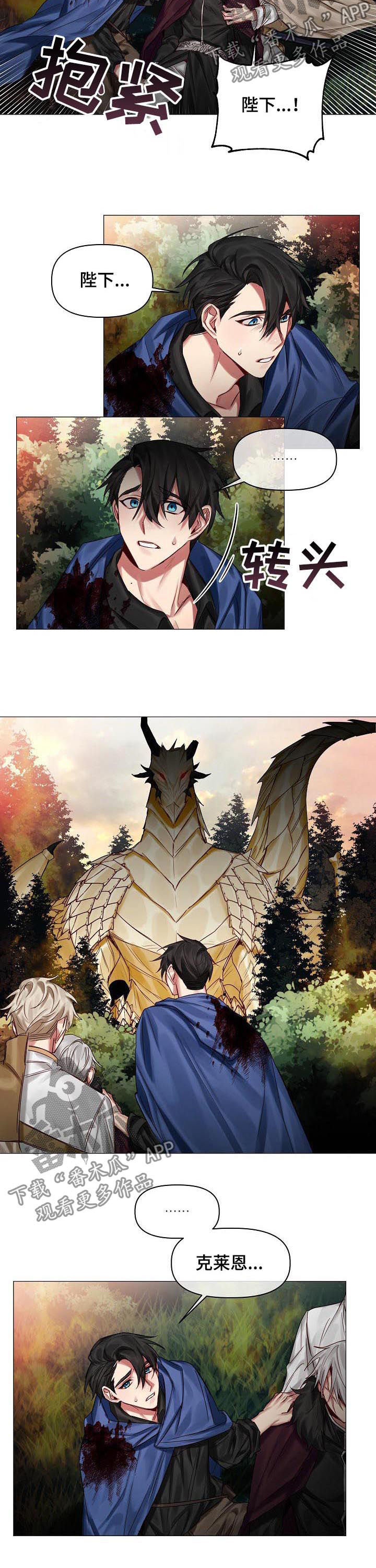 皇家骑士漫画,第44章：别靠近我1图