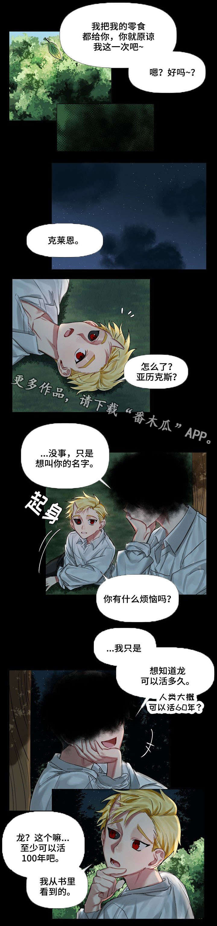 皇家骑士漫画,第10章：小时候（一）2图
