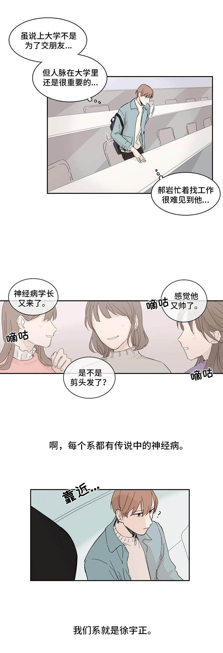 收下我的心意漫画,第2章：神经病学长4图