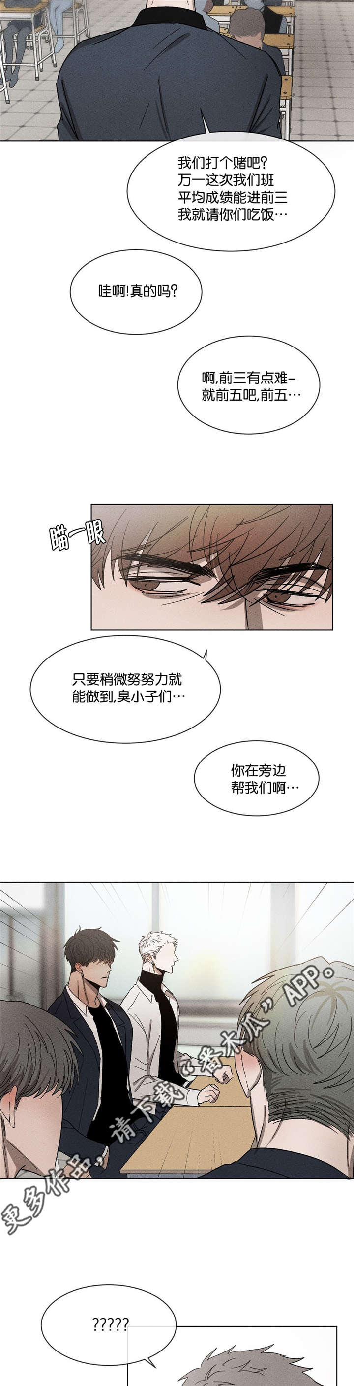 返校漫画,第47章：打个赌1图