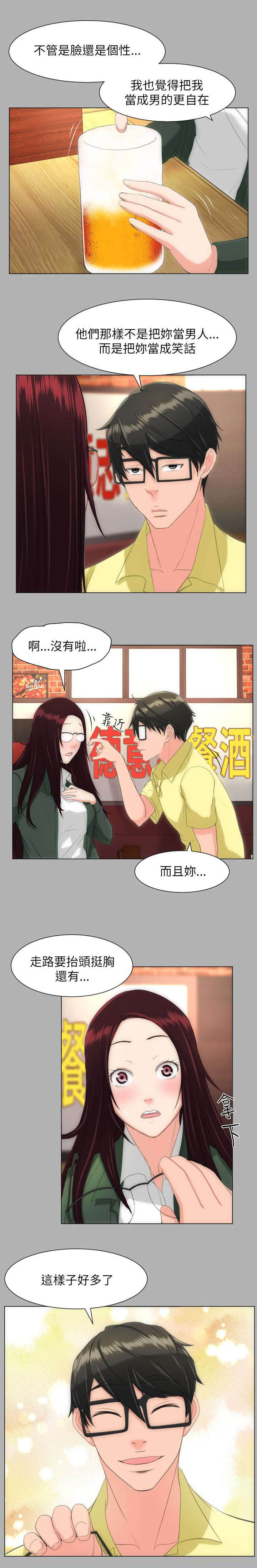 图书馆大叔完整版漫画,第29章：好看多了1图