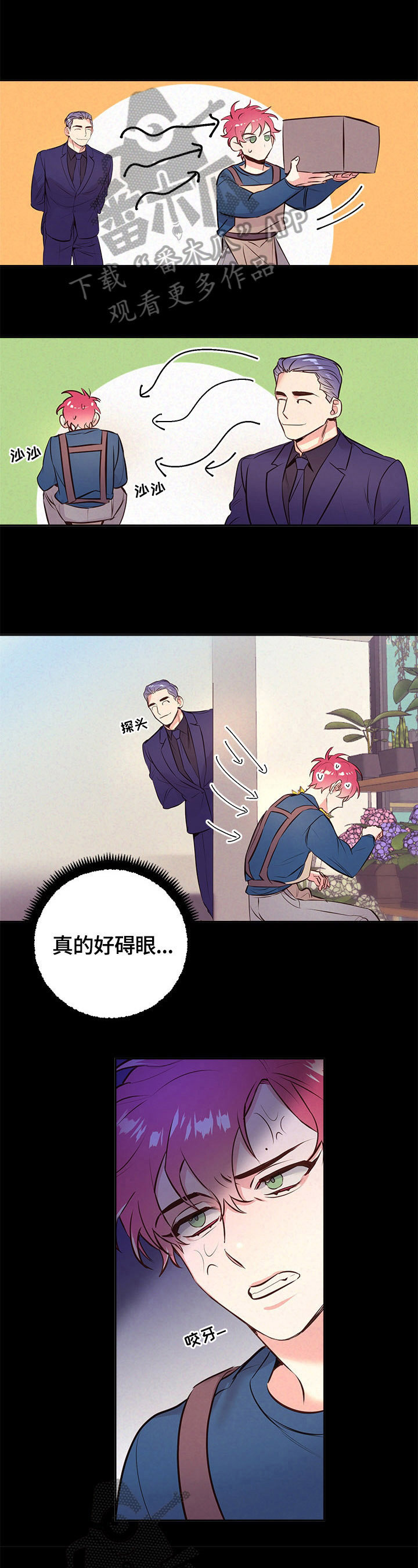随行执事漫画,第59章：看花2图