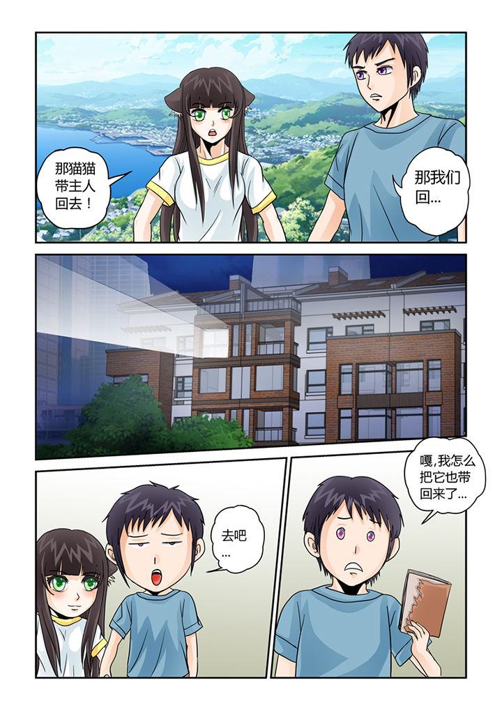 吾家猫猫大人漫画,第34章：学习外挂1图