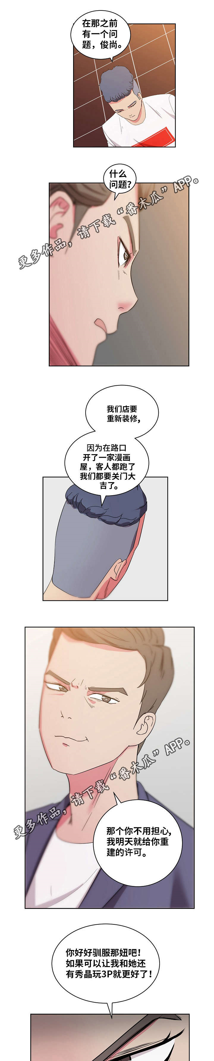 失忆兼职生漫画,第42章：专享服务4图
