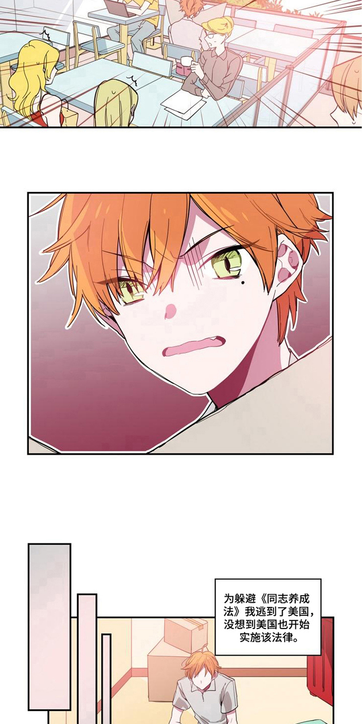 青年培训班开班漫画,第1章：回国1图