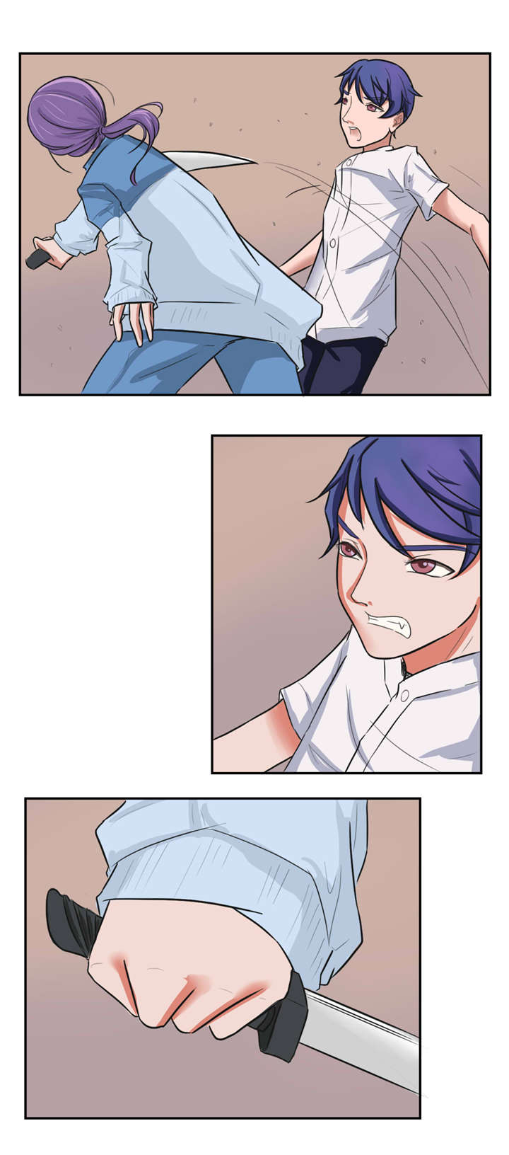 捍卫家姐漫画,第24章：流血2图