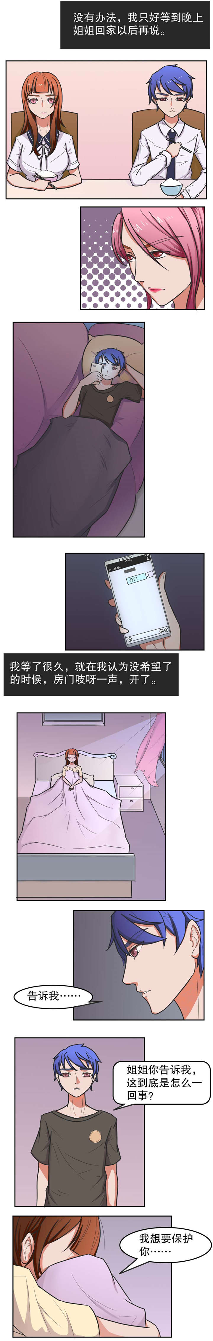 捍卫家姐漫画,第15章：苦衷2图
