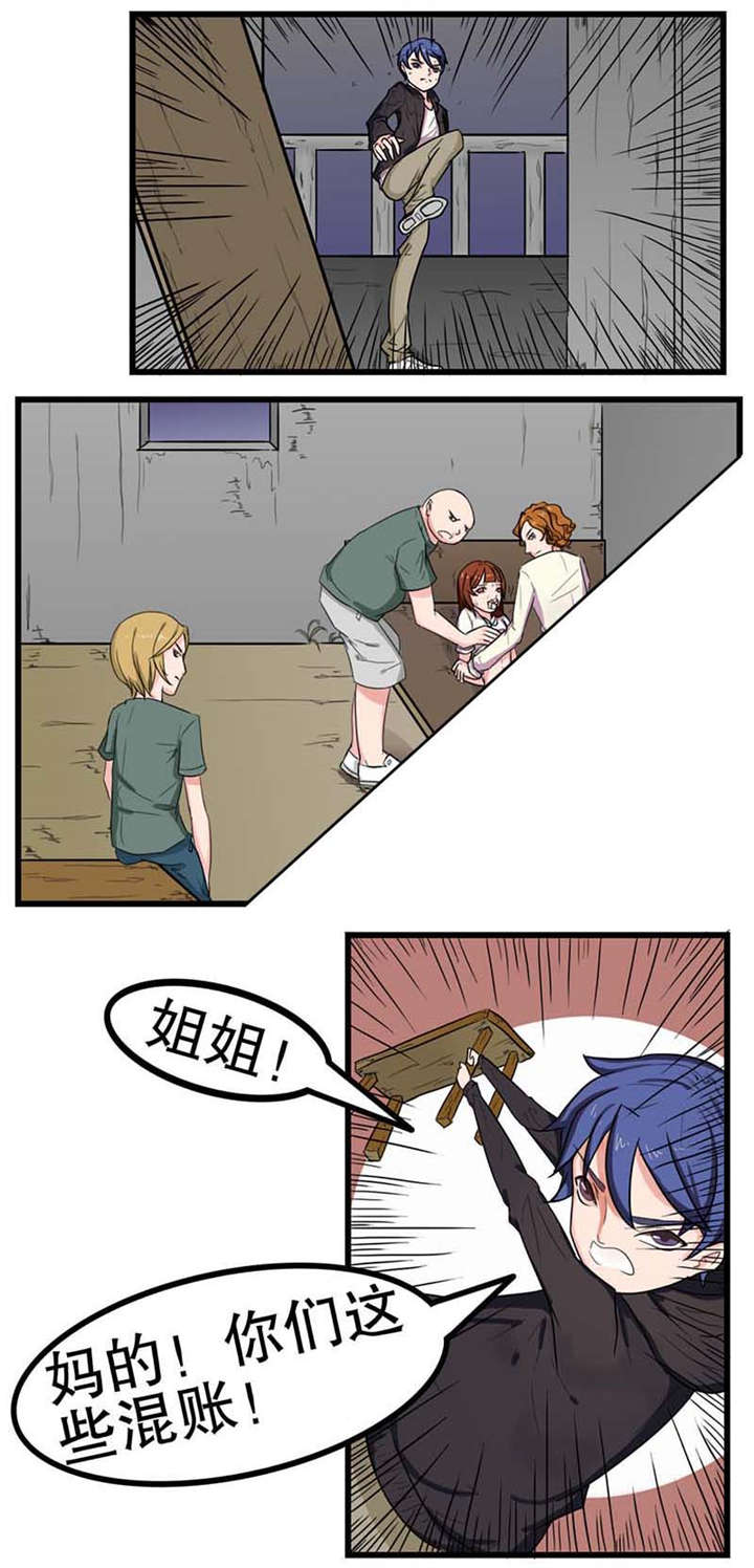 捍卫家姐漫画,第7章：出手相救2图
