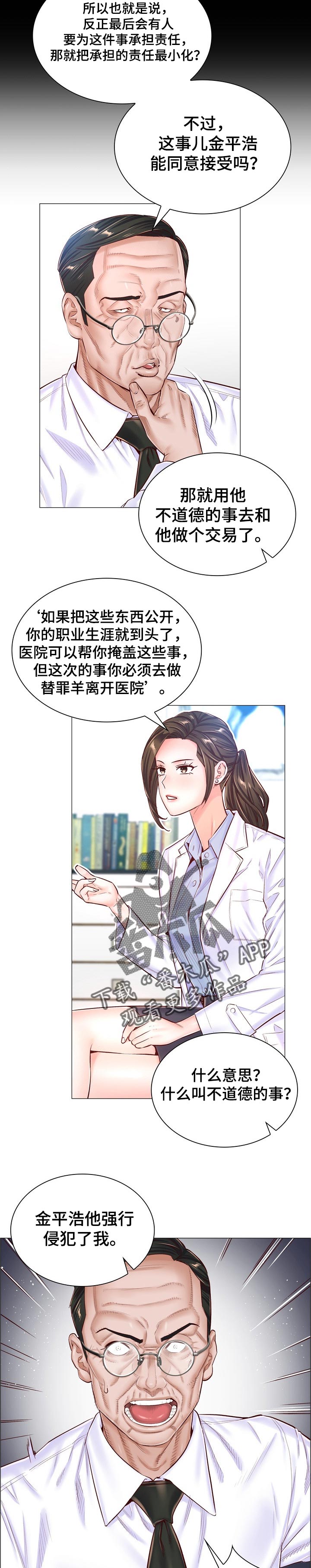 医生游戏动画片漫画,第85章：全身而退的办法1图