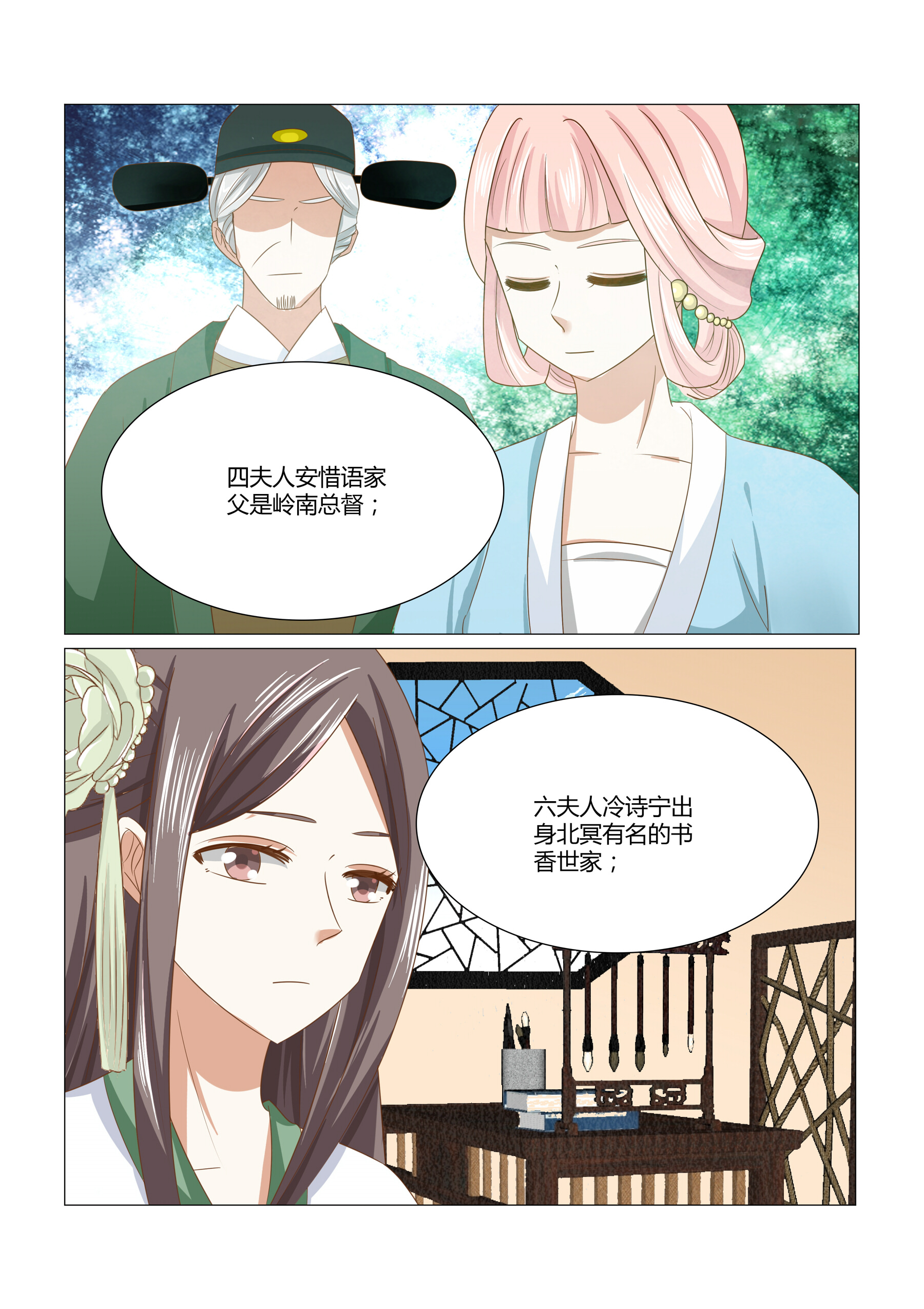 红颜如夕漫画,第9章：王府的女人们1图
