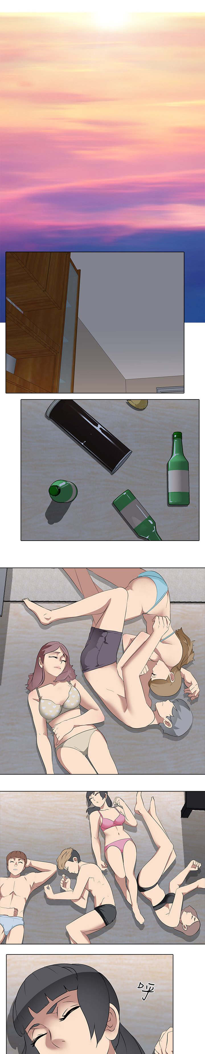 丧尸太平楼漫画,第8章：大学生男女（2）2图