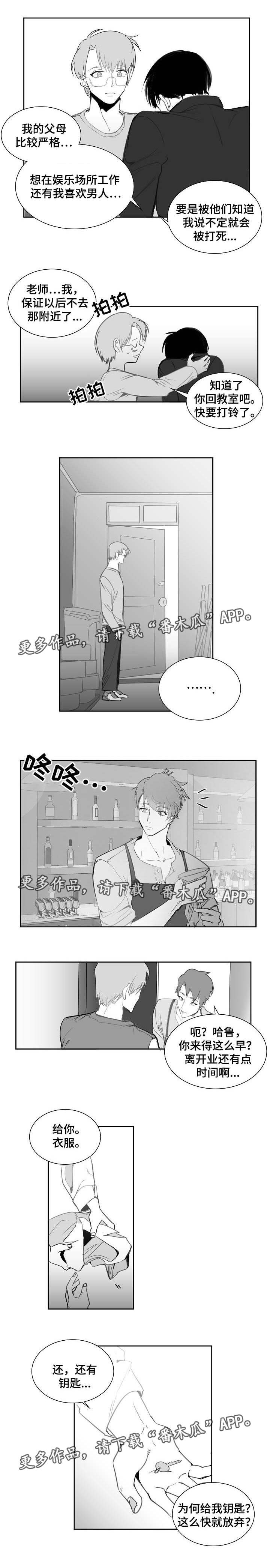 同窗出演漫画,第10章：知难而退1图