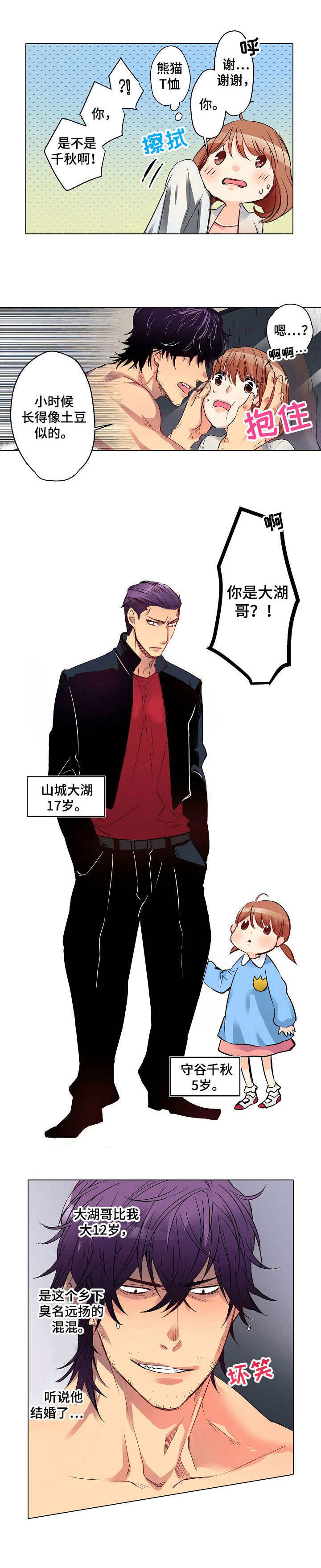 乡野大叔漫画,第2章：大湖哥1图
