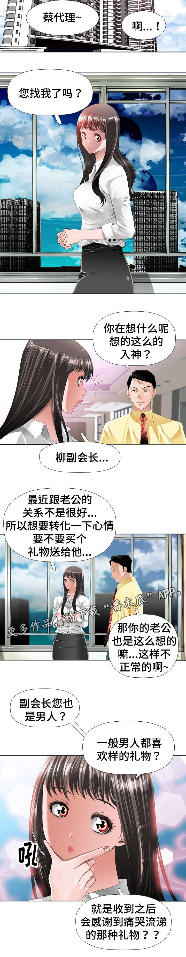 智慧大楼漫画,第25章：恋人1图