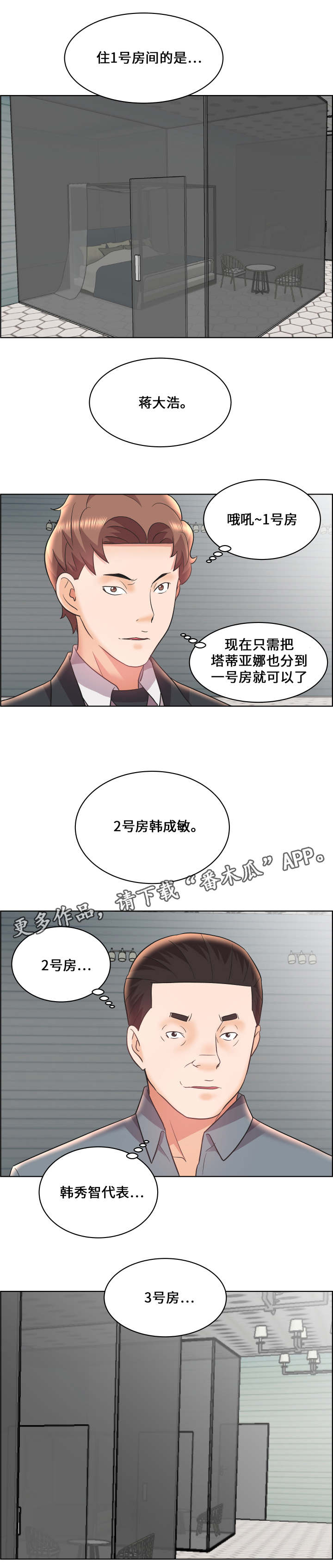闭锁漫画,第19章：分配房间1图