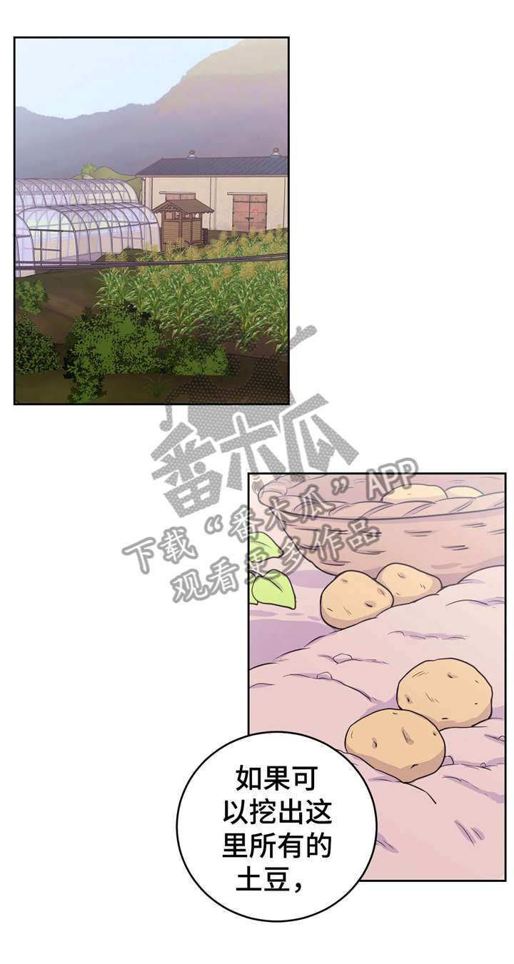场景体验漫画,第19章：挖土豆2图