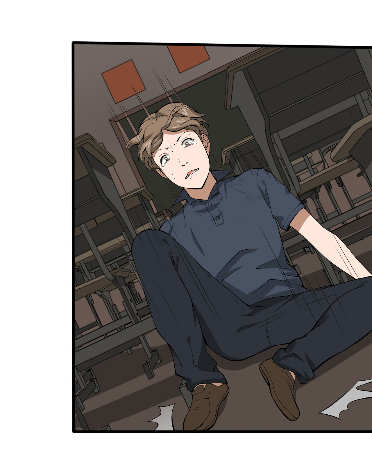 绝望教室有声小说打包下载漫画,第27章：我莫得感情1图