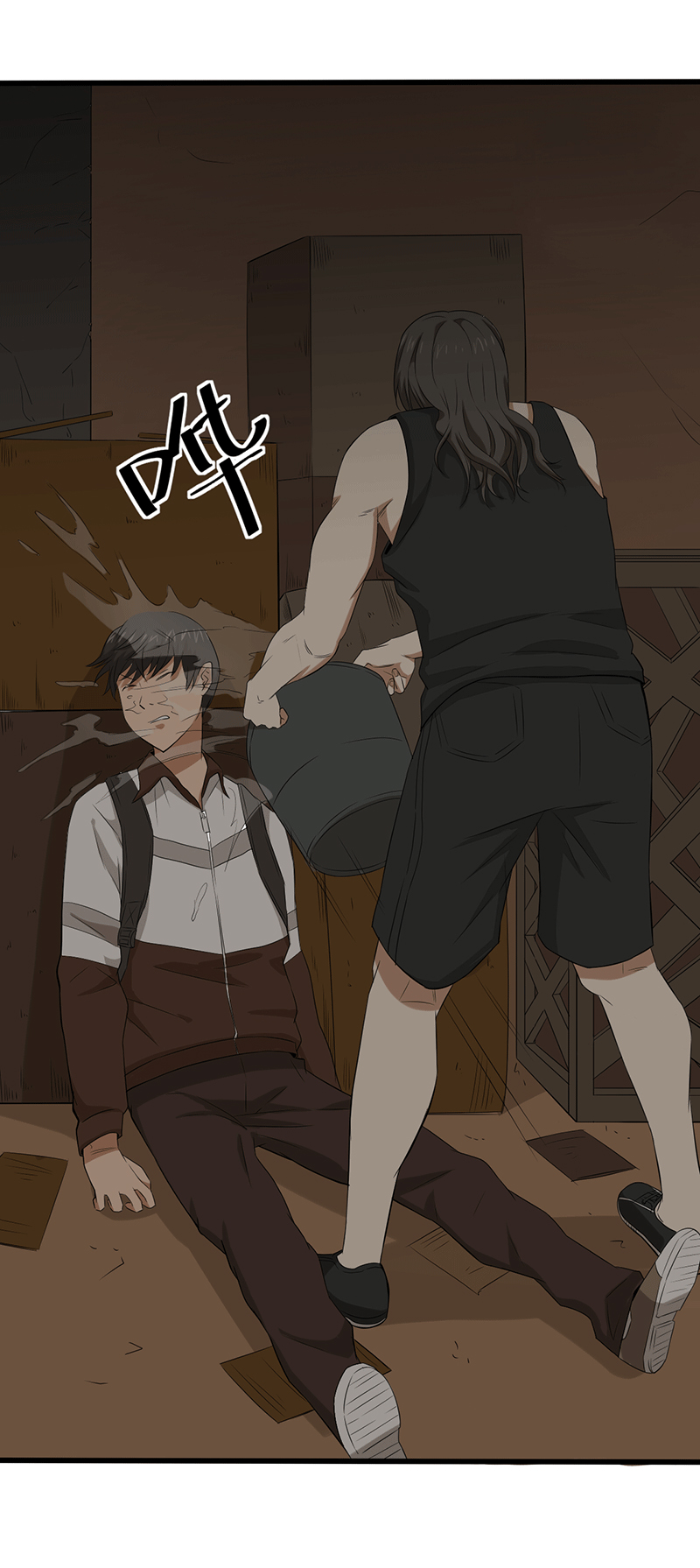 绝望教室有声小说打包下载漫画,第16章：仓库决战2图