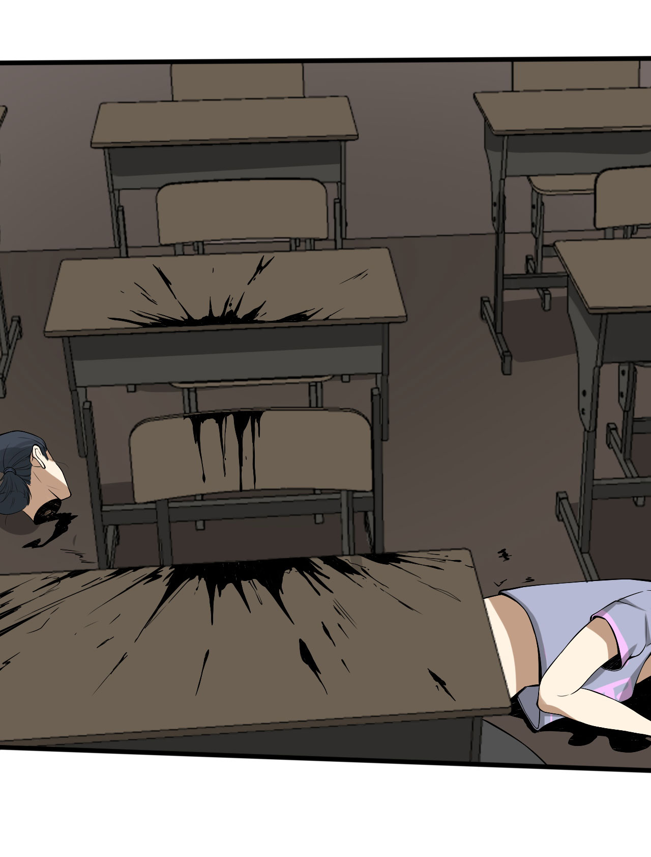 绝望教室有声小说打包下载漫画,第27章：我莫得感情2图