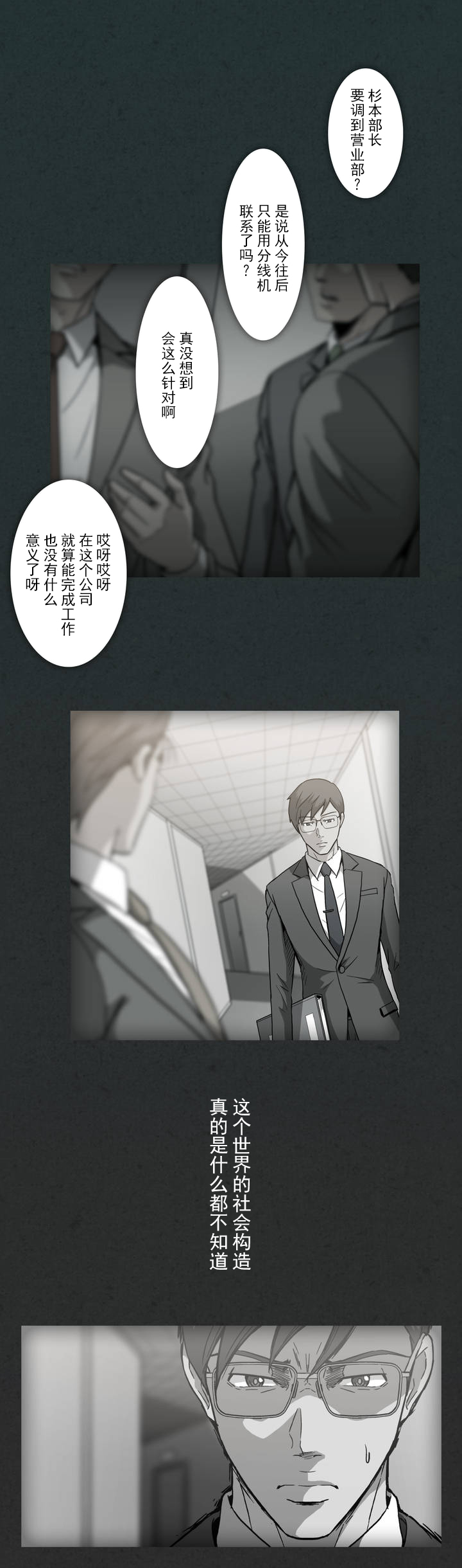 杉本课长漫画,第20章：潜规则1图