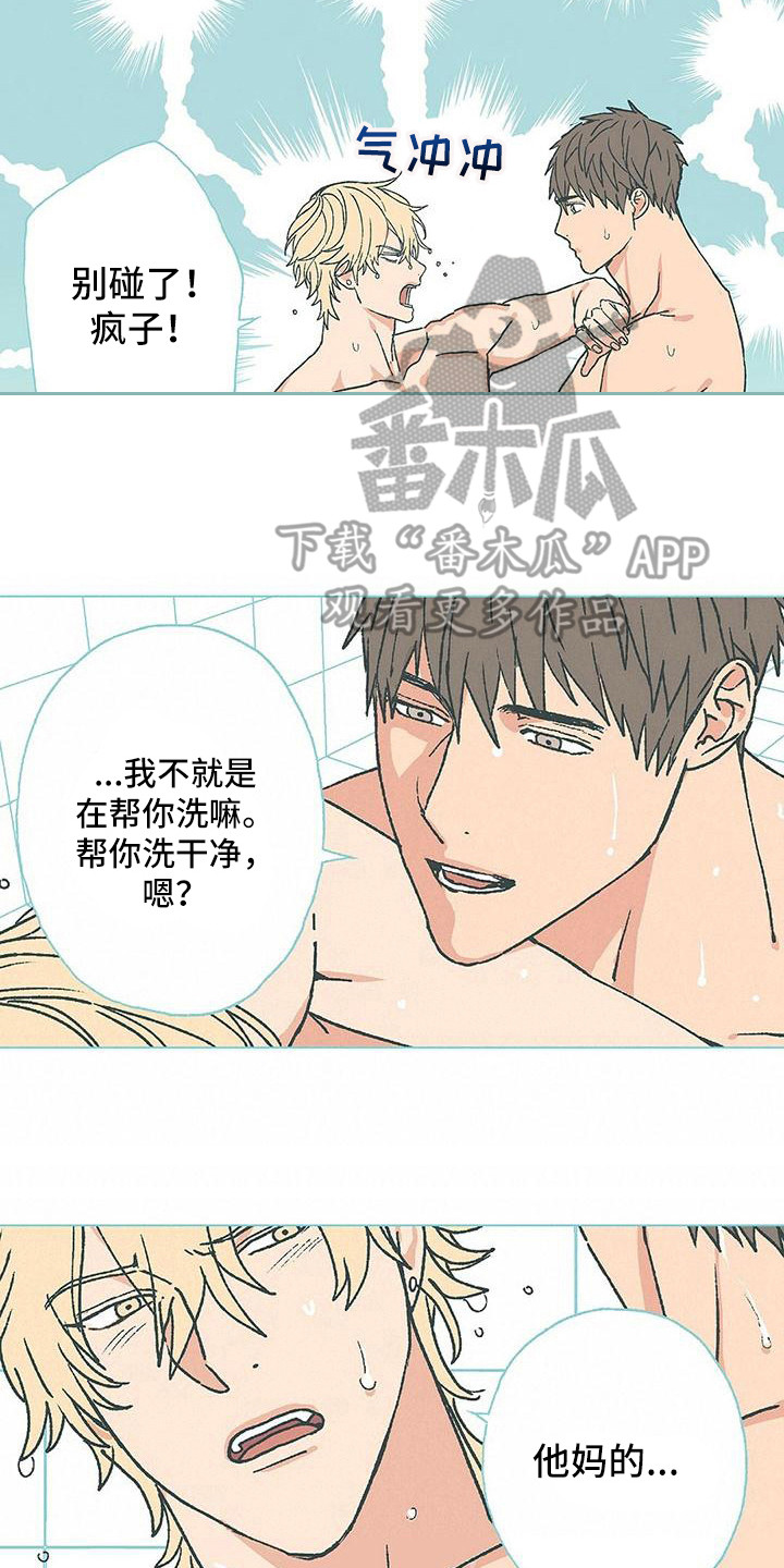 粉丝书信漫画,第13章：弄干净2图