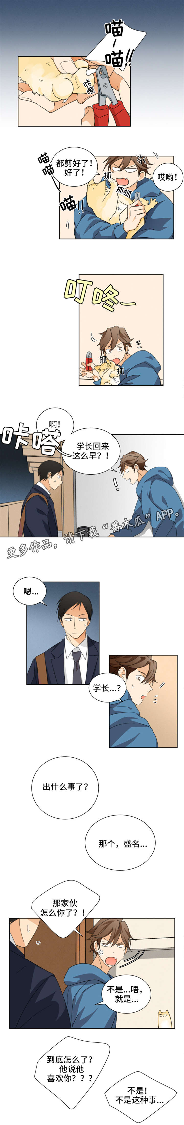 我暗恋的前辈漫画,第30章：不该看的4图