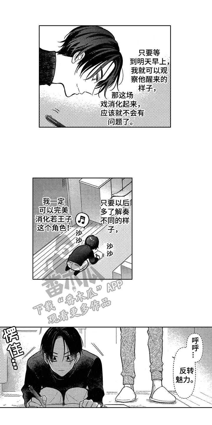 王子坠入爱河漫画,第7章：不自觉1图