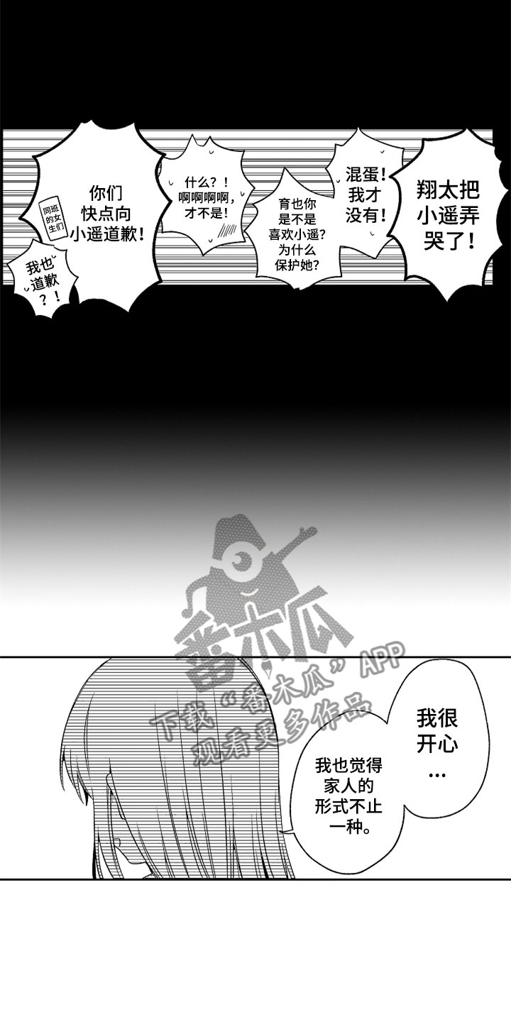狡猾与纯情漫画,第20章：雨中真情5图
