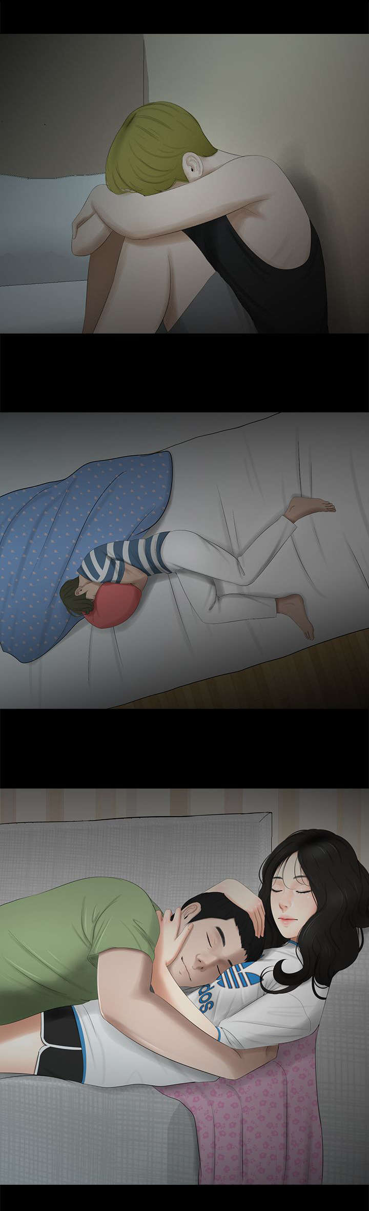 四人同窗会漫画,第33章：各自心事2图