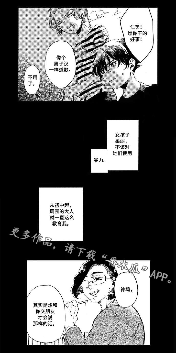暴烈狂漫画,第14章：童年1图