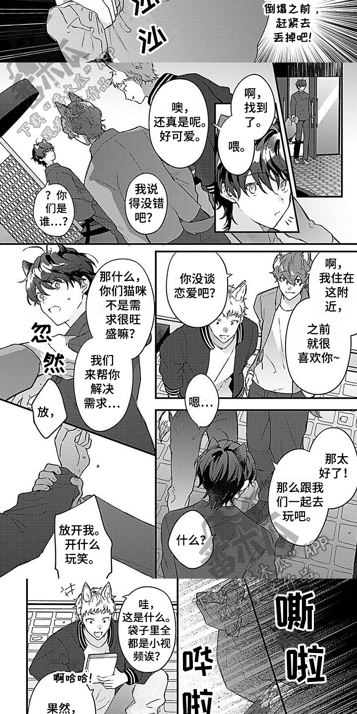 猫猫做梦会梦到主人吗漫画,第7章：解围4图