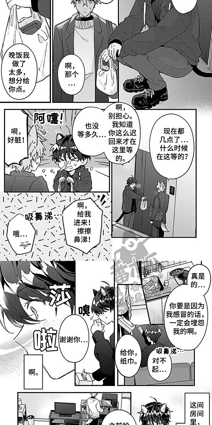 猫会梦见王子吗漫画,第10章：照顾4图