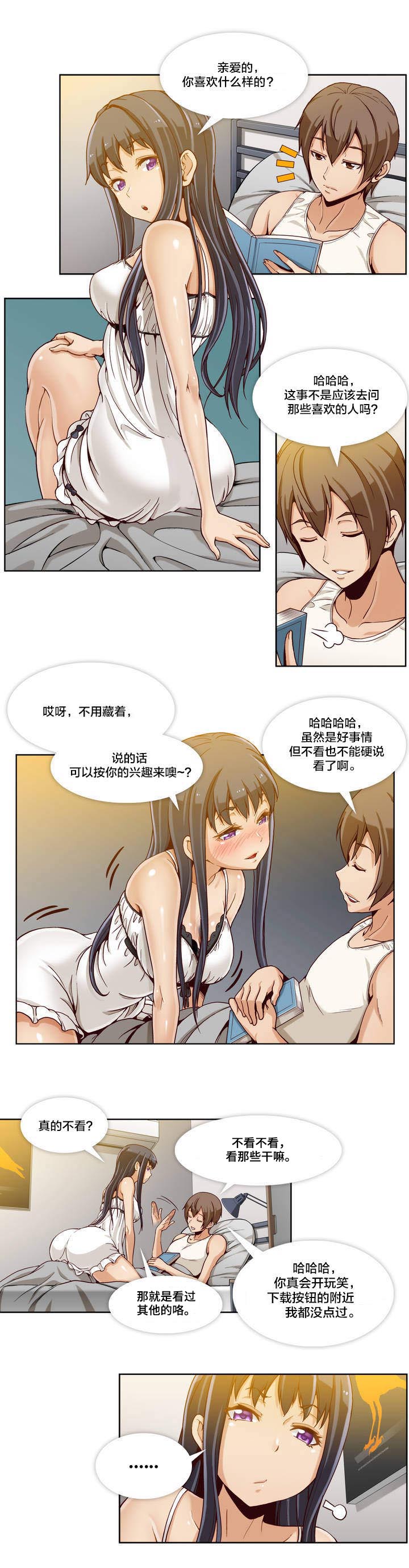 私人文件夹漫画,第1章：学习资料1图