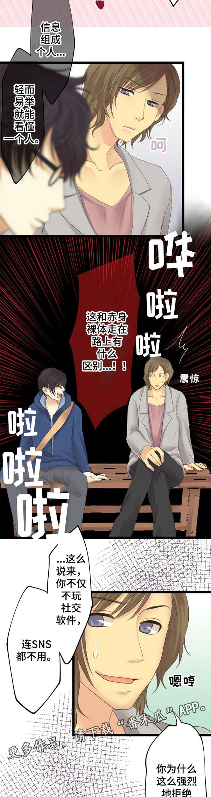 孤独的人漫画,第19章：隐私1图
