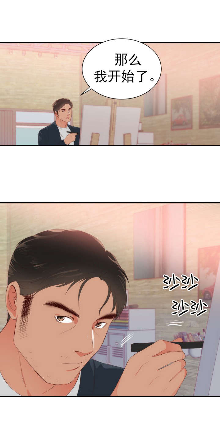 替身初恋漫画第51话漫画,第28章：模特3图