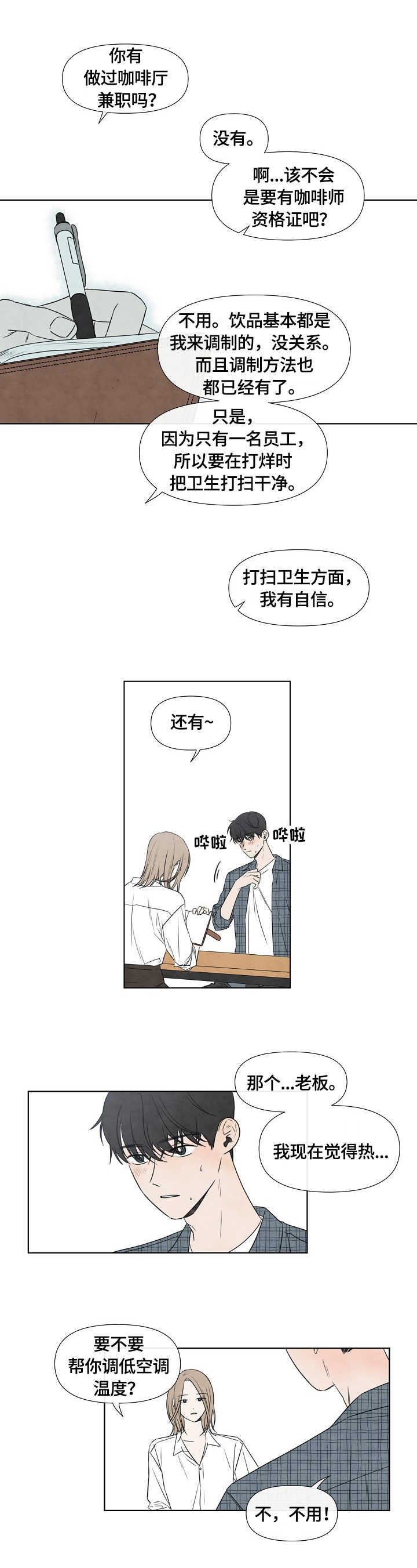 迷情咖啡店漫画,第1章：面试4图
