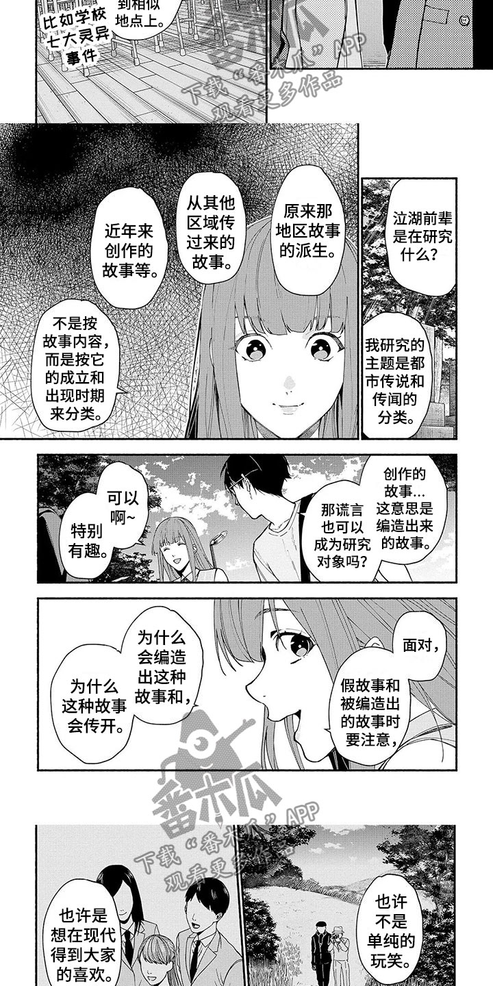 谎言之音漫画,第12章：幽灵画展2图