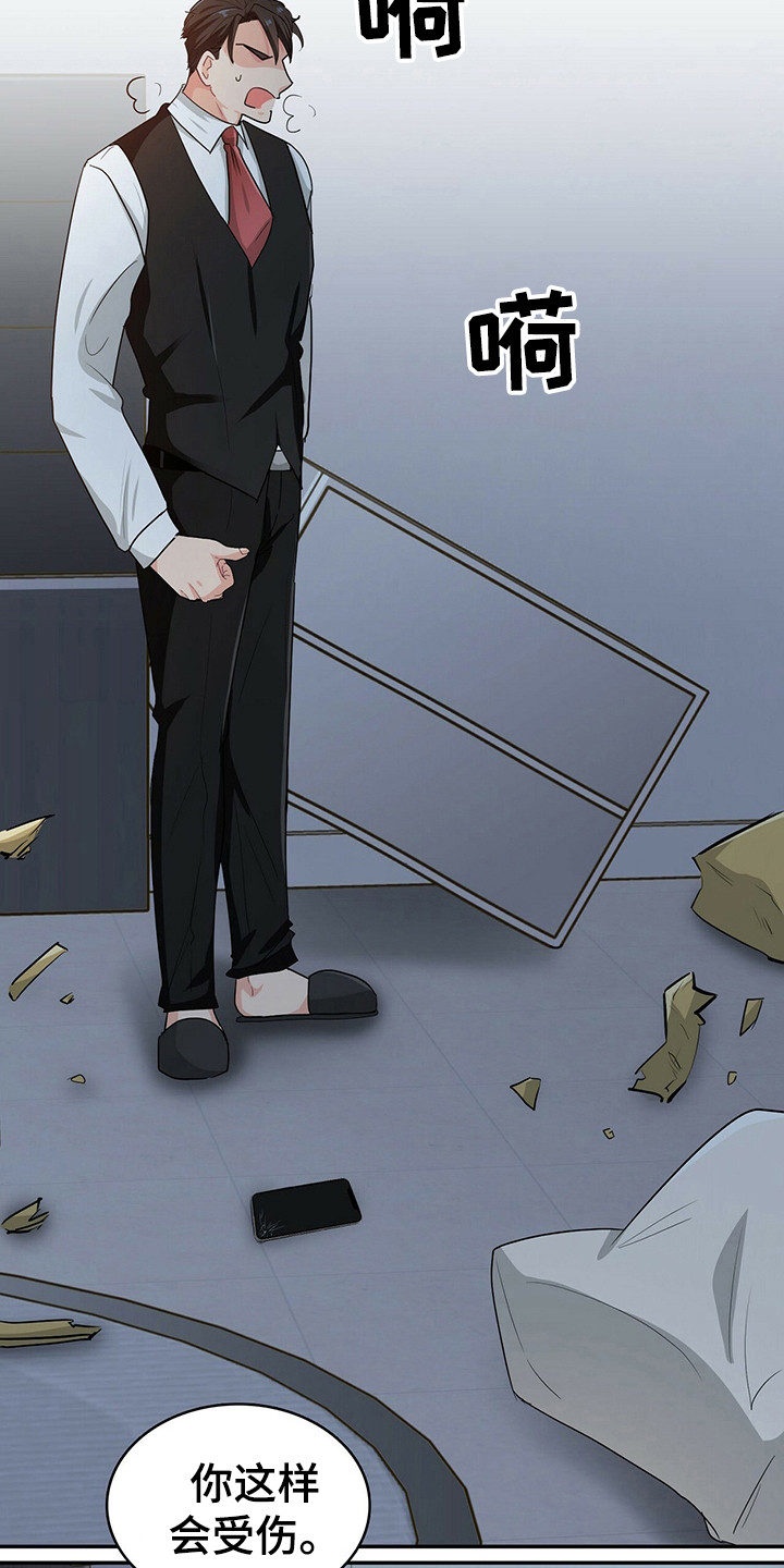 霸总养成漫画,第22章：砸东西2图