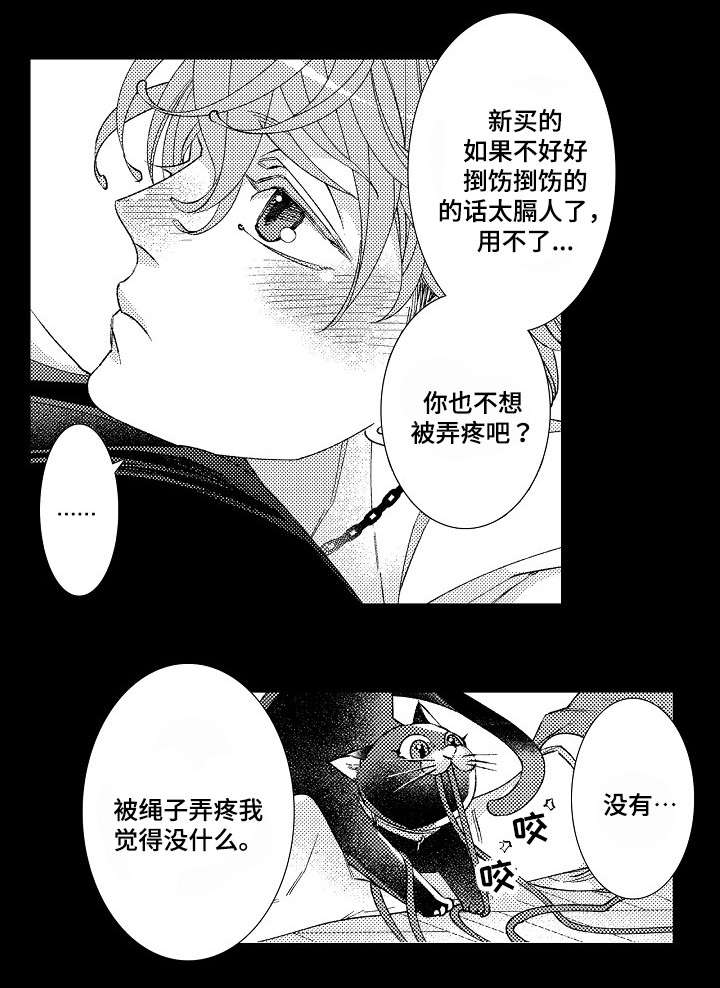 绳之契约漫画,第13章：弄疼1图
