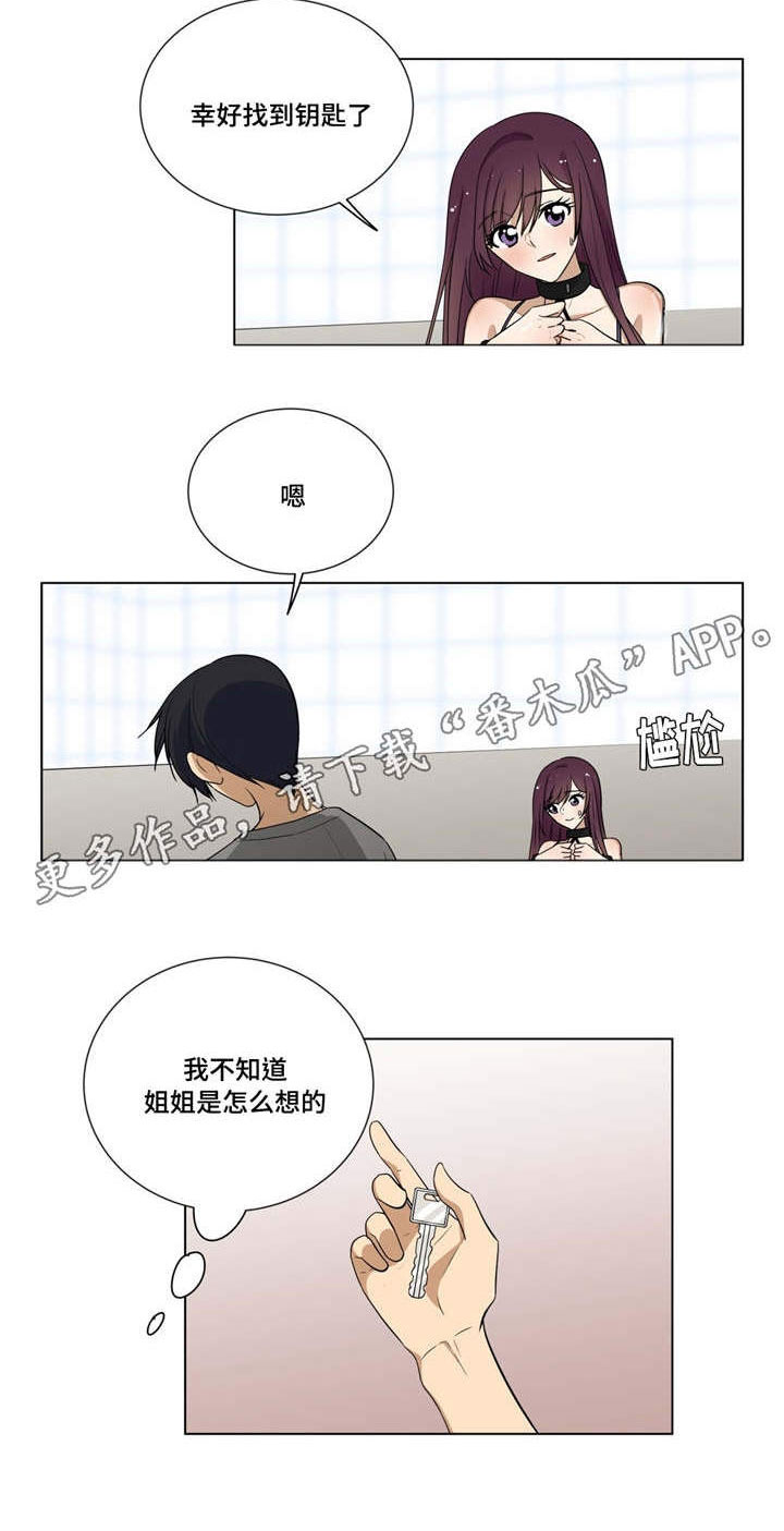 通关密室漫画,第14章：奇怪的姿势4图