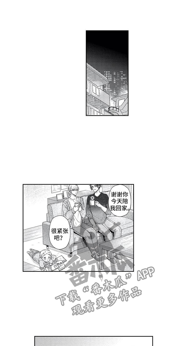 幸福的形状漫画,第16章：夜间来客2图