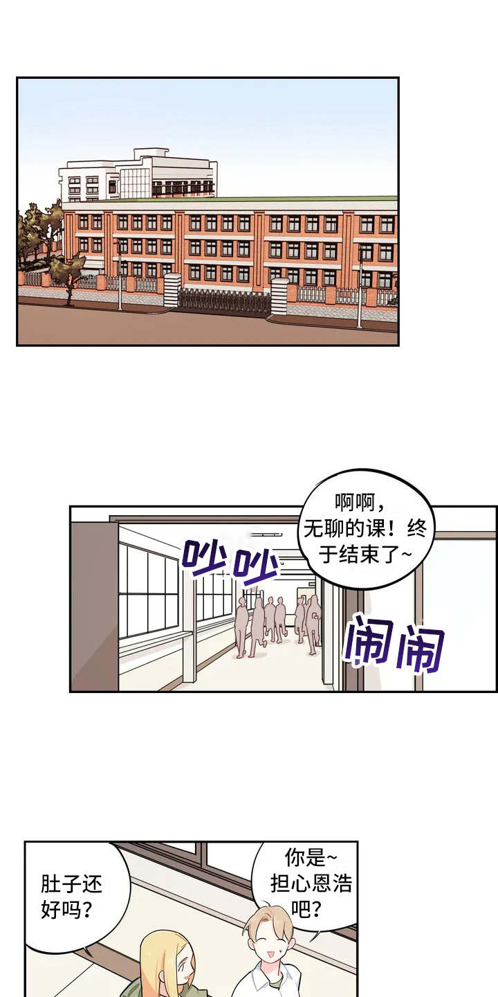 校园之星漫画,第8章：惊喜1图
