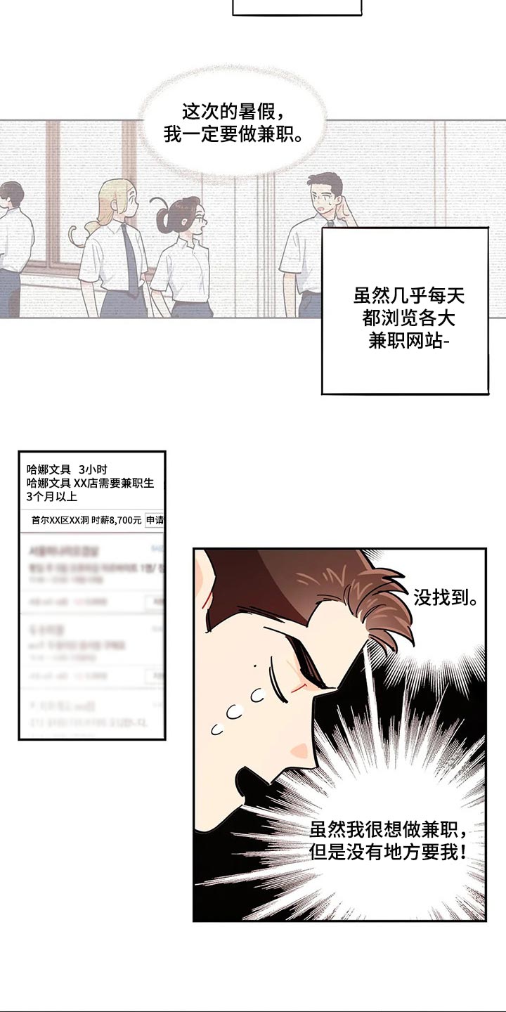 校园之星漫画,第57章：找不到兼职2图